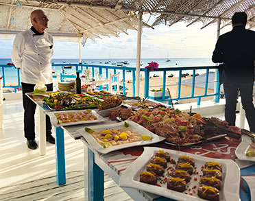 lobstar seafood restaurant santa maria sal terrazza terrace terraco events buffet