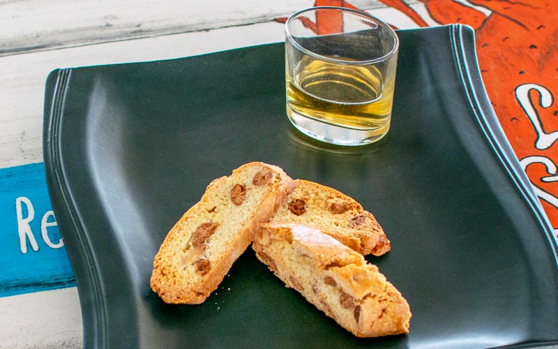 PalmBeach Tropical Restaurant | Cantucci e Vin Santo | the traditional Tuscan dry almond biscuits, wisely paired with a glass of Vin Santo